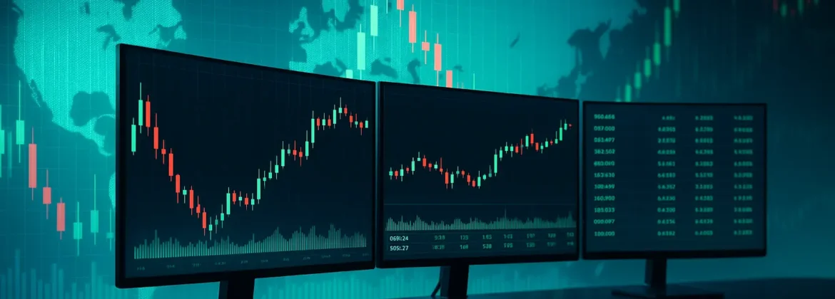 forex market trading desks with live charts