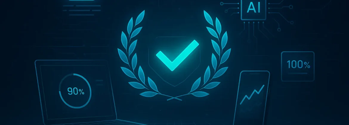 trading success digital concept with AI icons