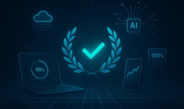 trading success digital concept with AI icons