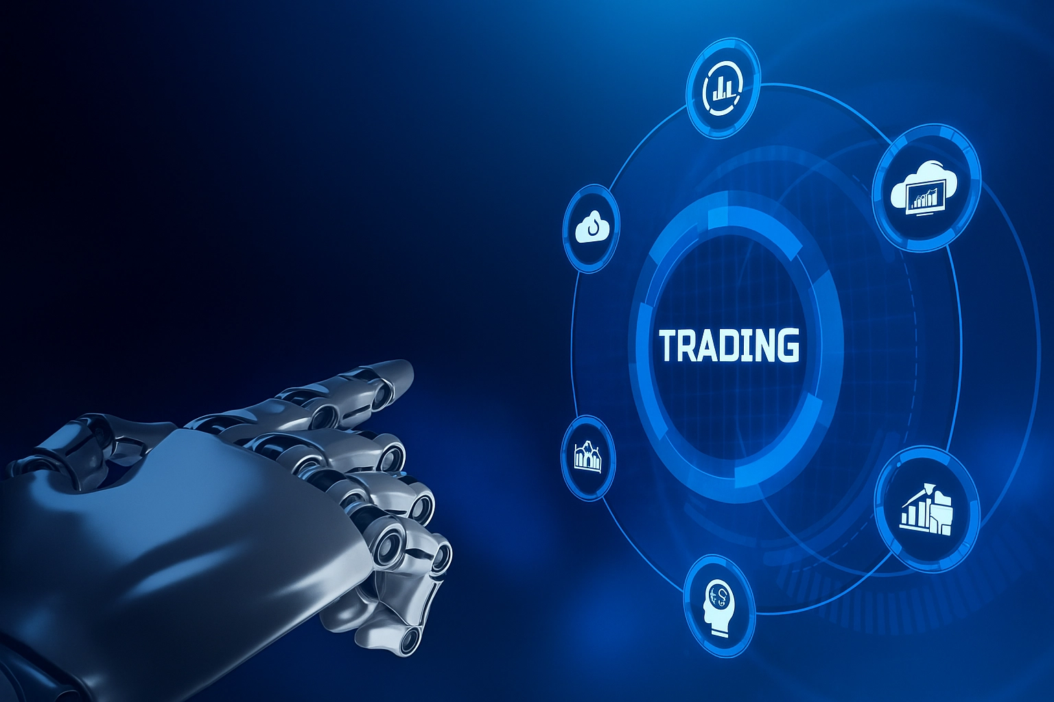 Automated Forex Trading robot with digital market interface