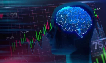 Forex trading psychology concept with balanced mindset